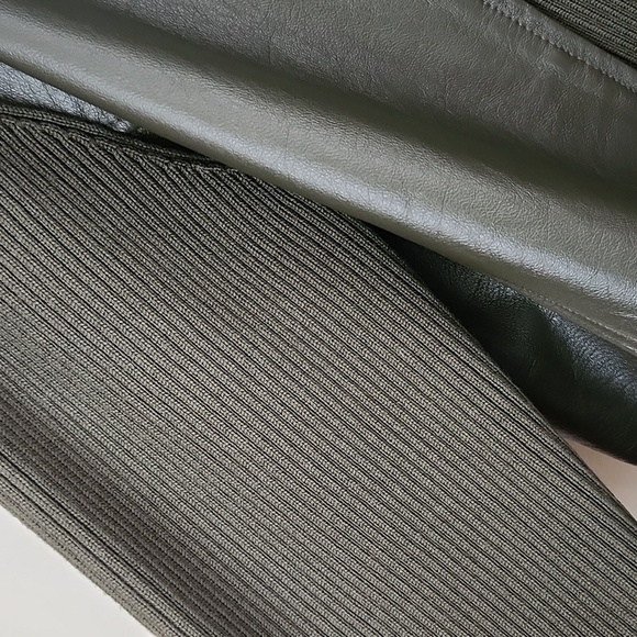 Vintage from the 1990s  wool, leather Sweater jacket by Pendleton - Picture 10 of 10